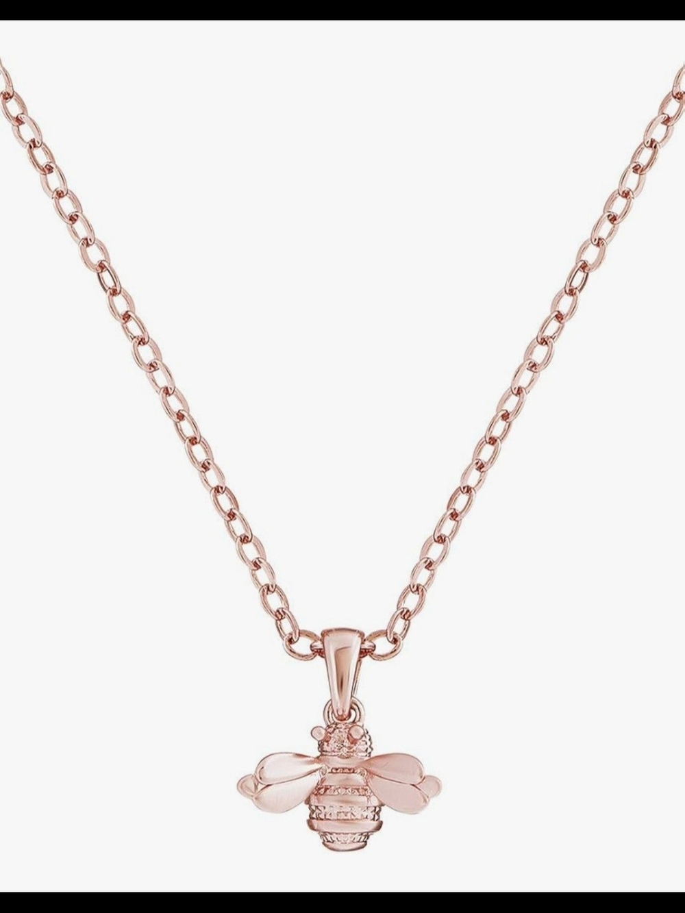 Ted Baker London Rose Gold Bee Pendant Necklace